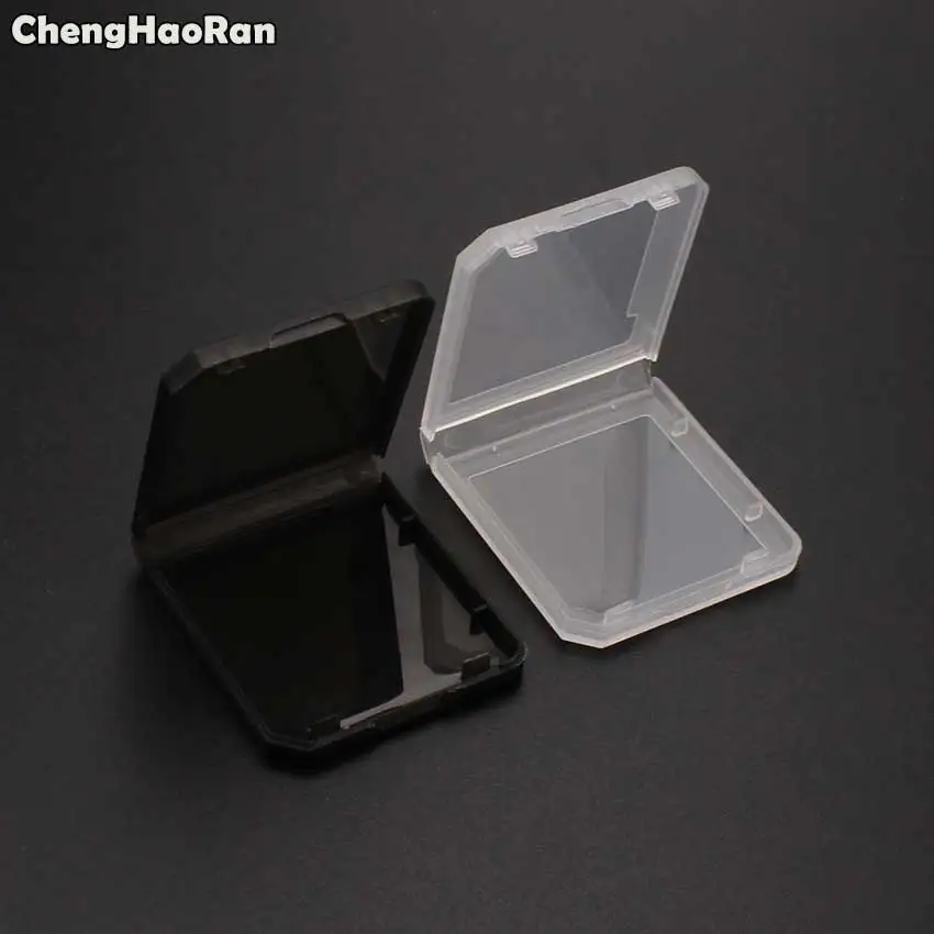 ChengHaoRan для 3DS XL LL Новые 3 3dsll DSXL коробка карточных игр картридж чехол Clear Black Для nintendo