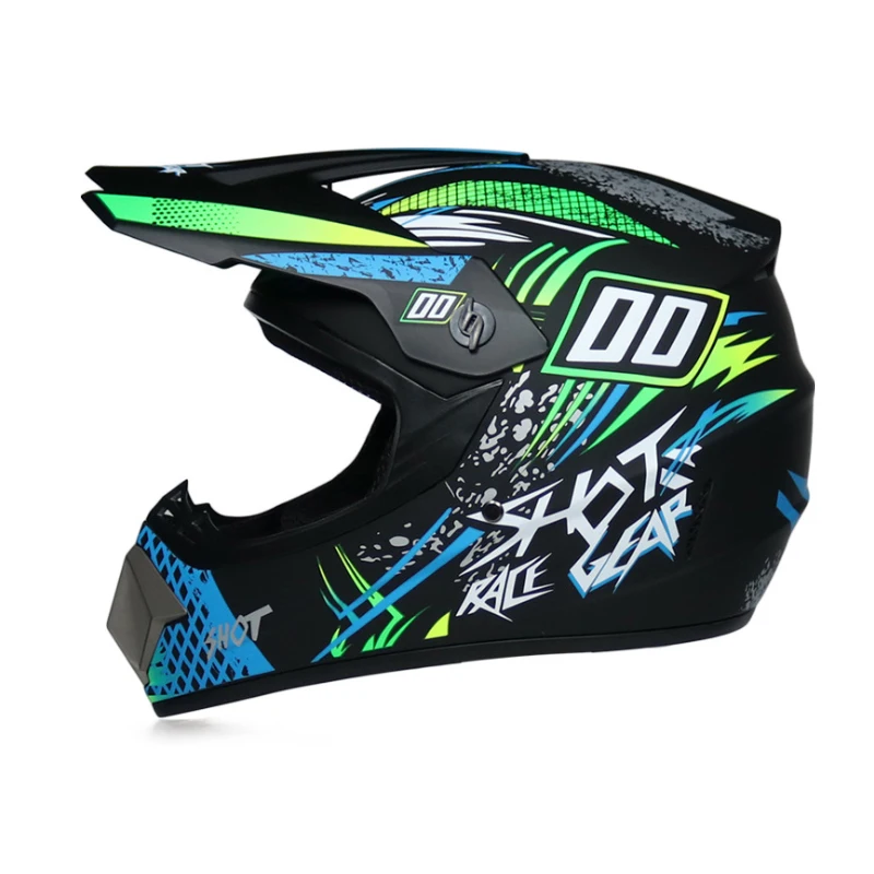 C39 Профессиональный Гоночный Кроссовый шлем hors route Casque Moto Capacete Moto Casco внедорожный мультяшный детский мотоциклетный шлем - Цвет: C39