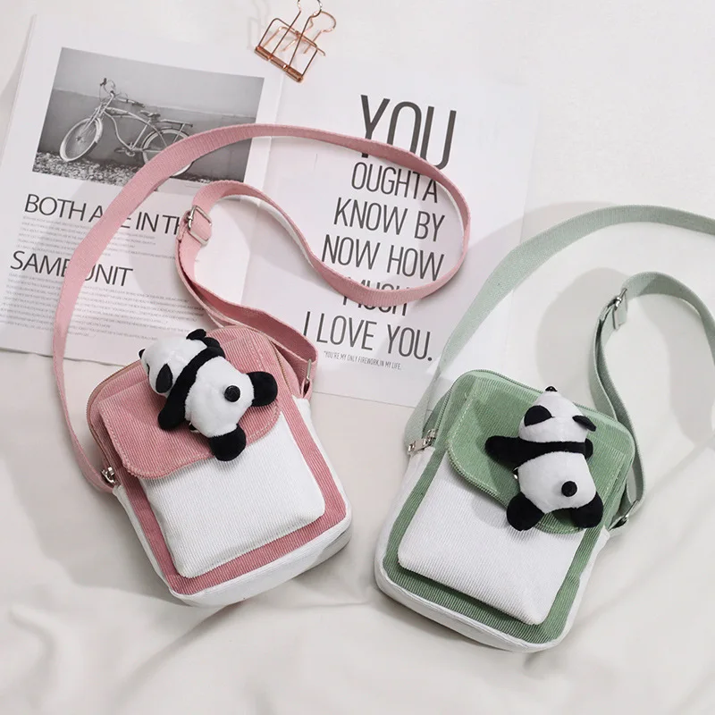 

2020 new trendy cute cute panda small bag female Japanese girl student Korean version funny mini shoulder messenger bag