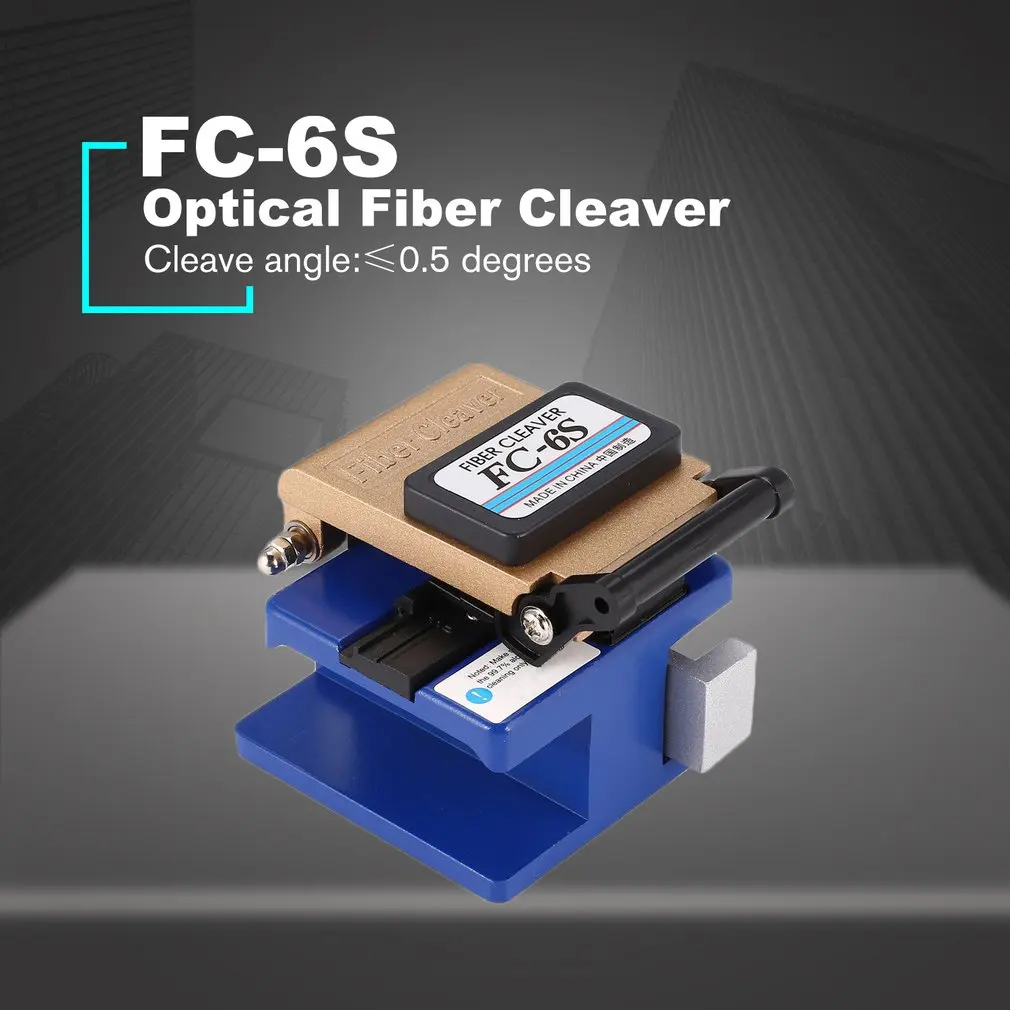 Metal Fiber Cleaver FC-6S Fiber Optic Cable Cutter Cold Aluminum Fiber Knife Cutting Used in FTTX FTTH FC-6S Fiber Cleaver Tool