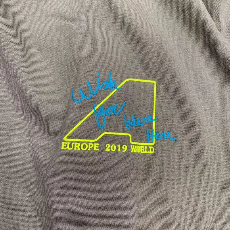 

Long sleeve Astroworld Travis Scott Europe Tour Tee Men Women Hip Hop 19FW TRAVIS SCOTT t-shirts