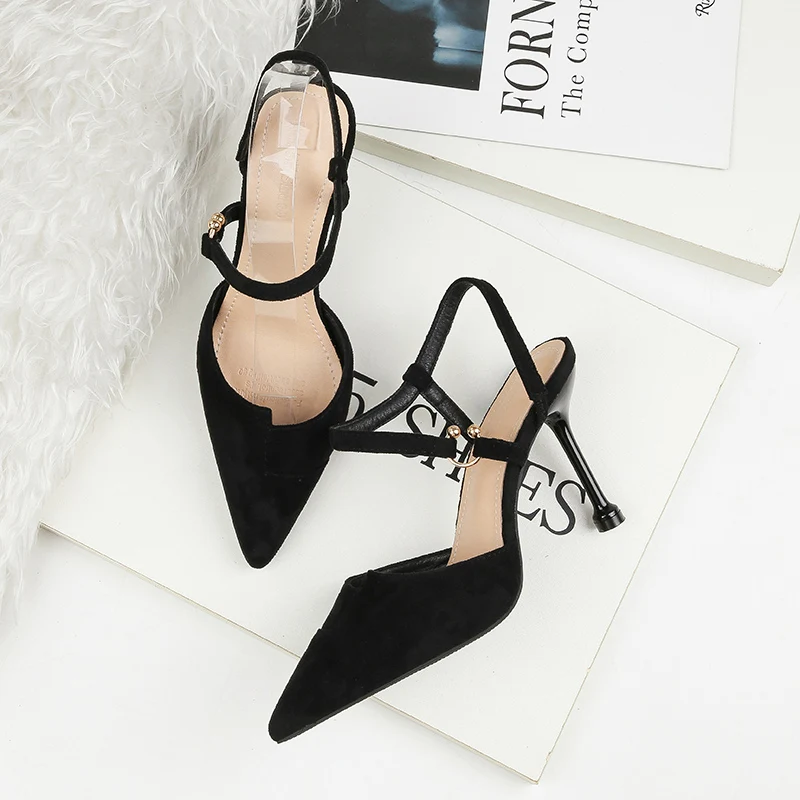 Женские туфли-лодочки сандалии-гладиаторы женские замшевые туфли с ремешком и