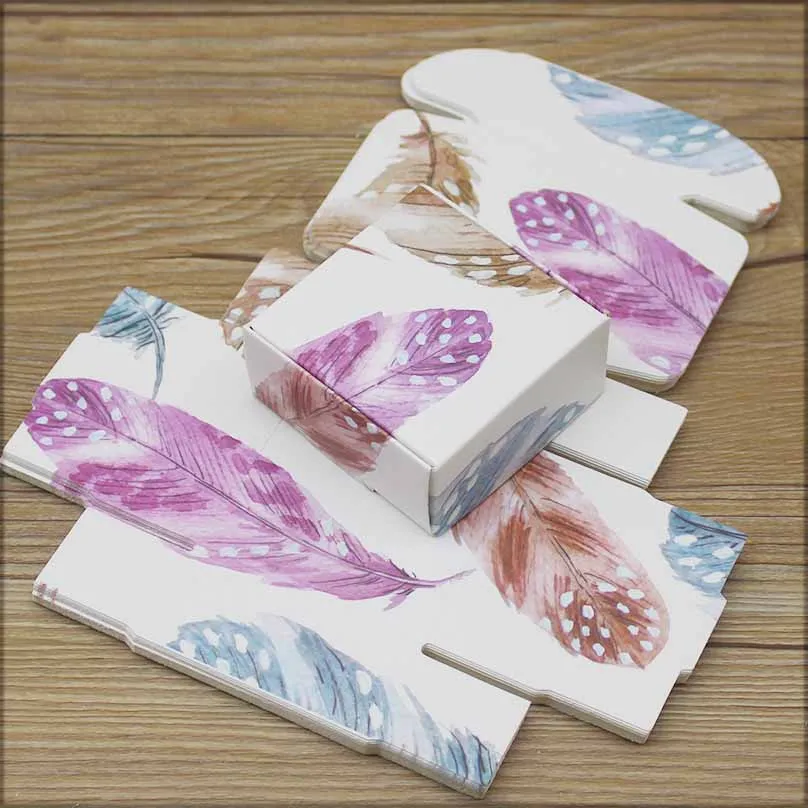 Набор из 10 шт. винтажная Крафтовая коробка для подарочных подарков сделай сам