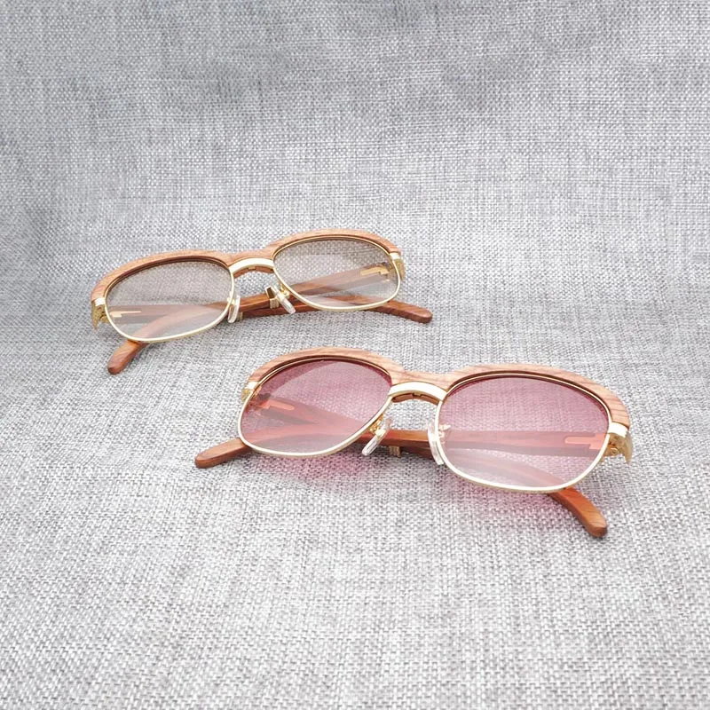 Винтажные мужские деревянные очки роскошные круглые солнцезащитные для женщин