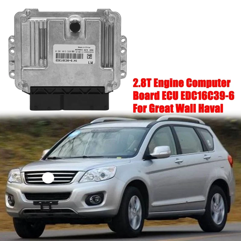 

2.8T Car Engine Computer Board ECU EDC16C39-6 for Great Wall Haval H3 Wingle H5 0281013328