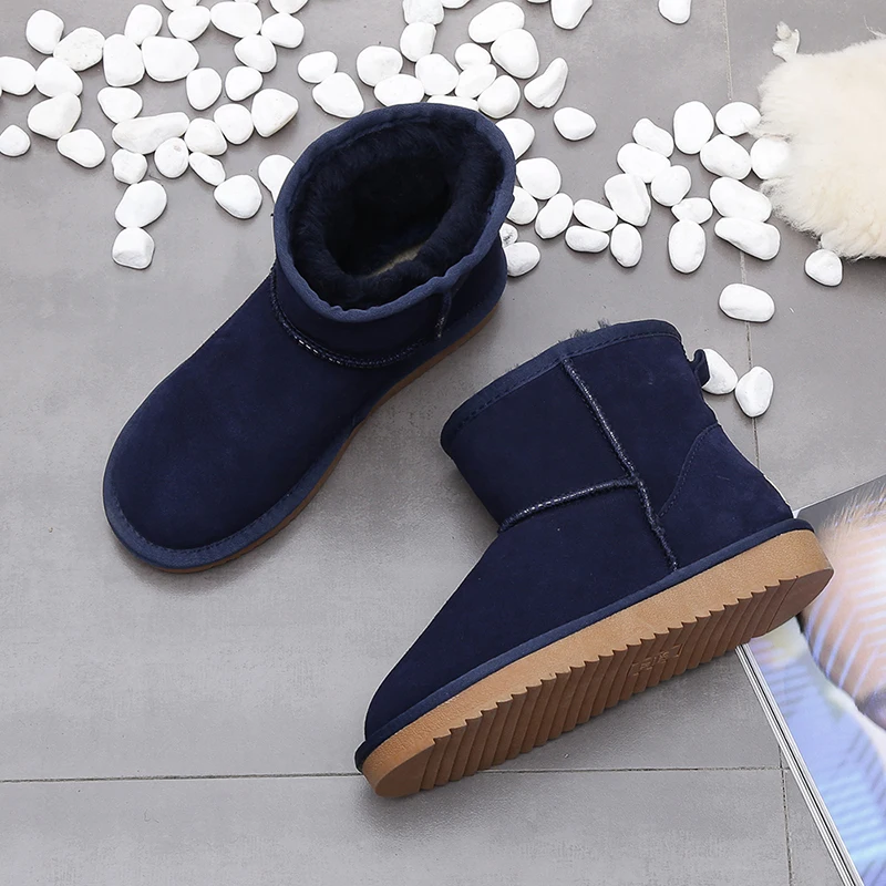 MYLRINA Новое поступление 100% Натуральная Воловья кожа Классические женские сапоги