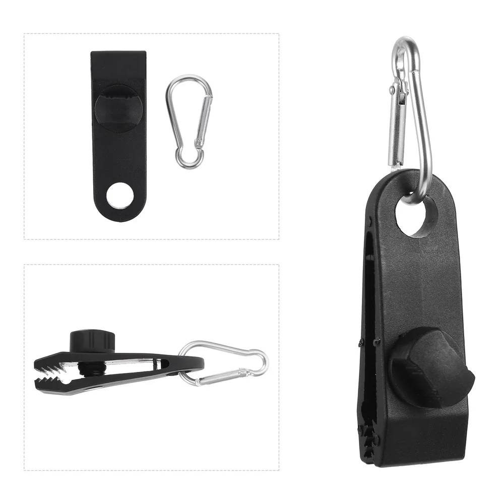 

1 Set Camping Tent Clips Portable Canopy Clamps Windproof Awning Clamps