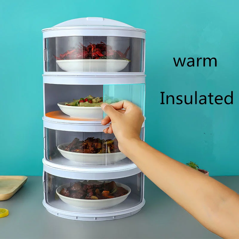 Изолированная пищевая крышка многослойная раздвижная дверь свежие остатки