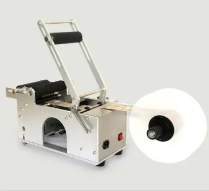 Полуавтоматический маркировщик для круглых бутылок принтер круглая наклейка