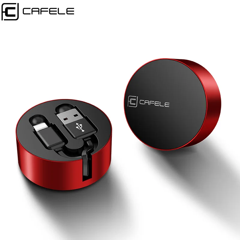 CAFELE Выдвижной USB кабель для iPhone X XI XS MAX usb зарядки XIR XR 7 8 Plus мини портативный