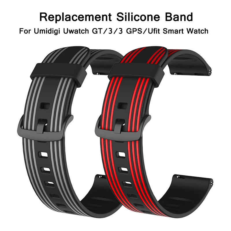 

Replacement Strap For Umidigi UWatch 3 GPS GT Band For Umidigi Ufit Wristband Bracelet Smart Watch Accessories Silicone Belt