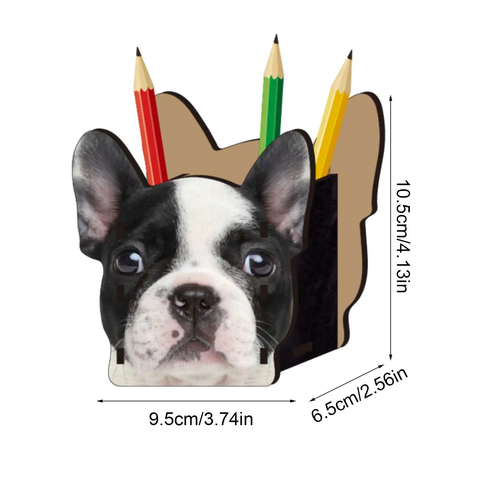 

Children's Pen Holder Handmade Pen Holder Storage Box Decoration Custom DIY Wooden Storage Bucket Desktop Decoration Crafts