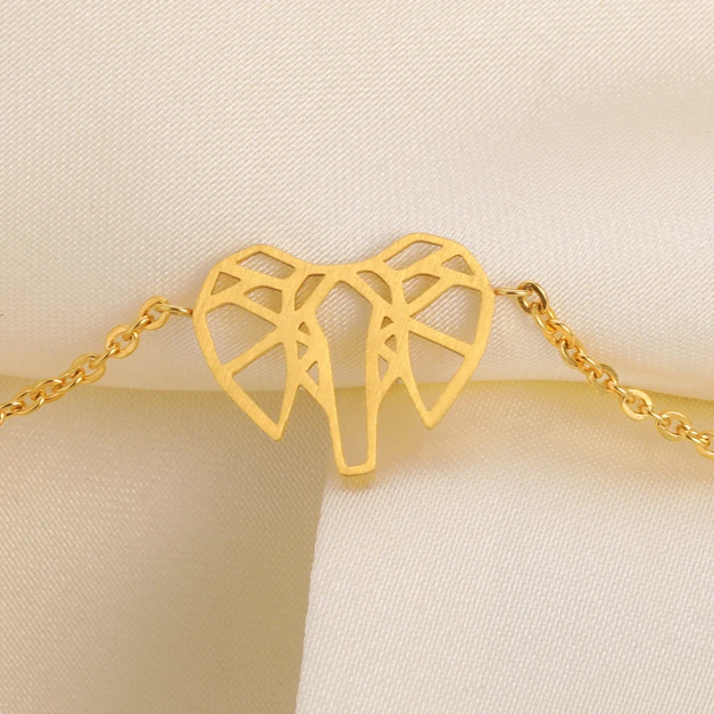 Ажурный стильный браслет в виде слона с животными для женщин подвески из