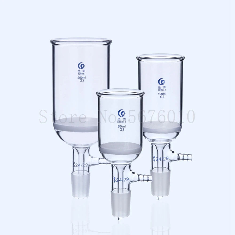 1pcs 35ml to 1000ml Glass Honeycomb Plate Funnel Lab Filter With joint 19# 24# 29# Standard Grinding Mouth | Канцтовары для офиса