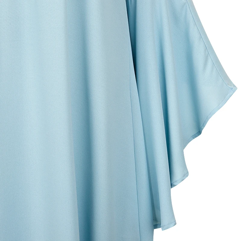 Платье женское вечернее однотонное с длинным рукавом и юбкой-годе - купить по