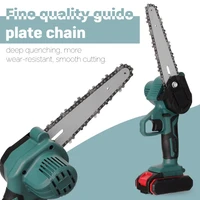 newest 64 inch mini electric saw chainsaw for fruit tree woodworking garden tools with battery hand held wood cutters