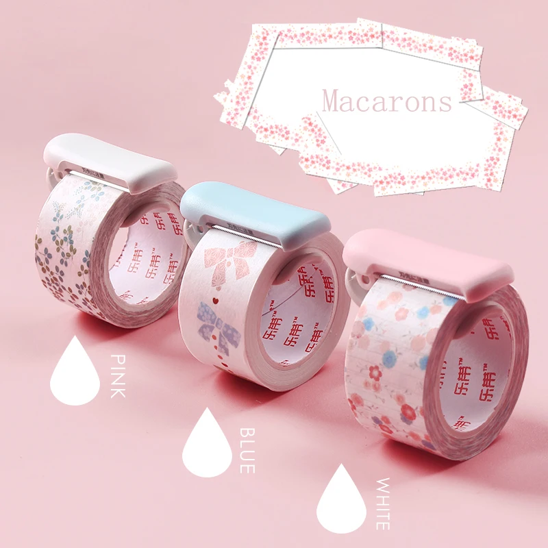 

1pcs KOKUYO Karu-Cut Tape Dispenser and Paper Tape Mini Clip Tape Cutting Clip Student School Office Supplies Tape Holder