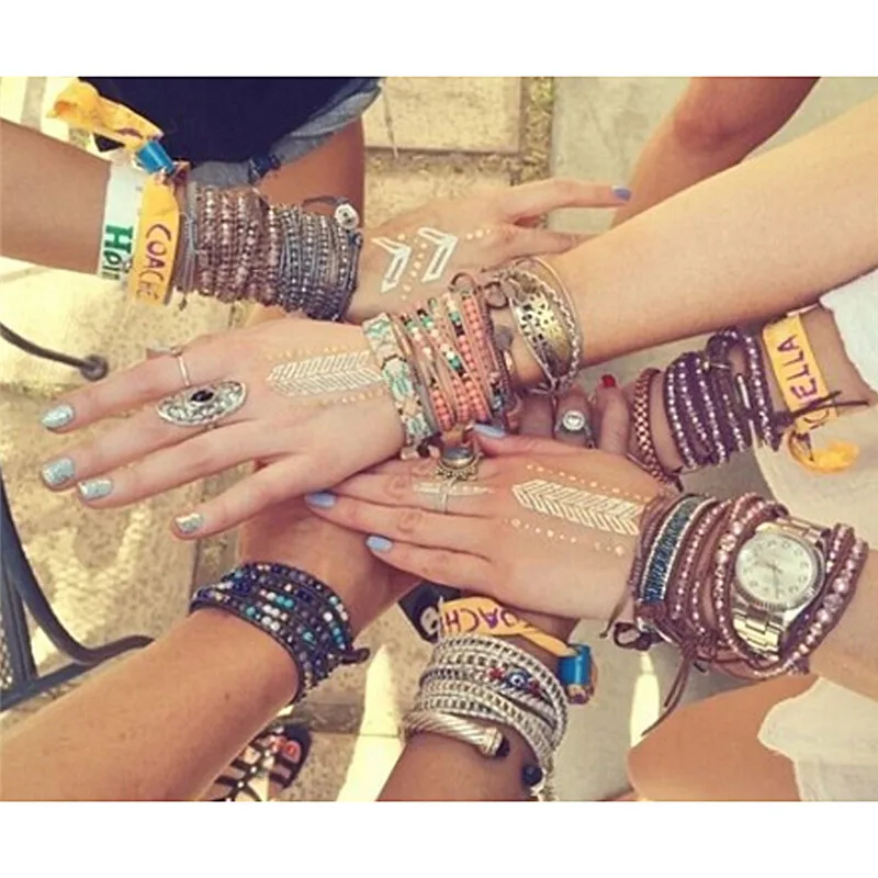 Плетеный браслет ручной работы в богемном стиле ретро веревка дружбы дешевые