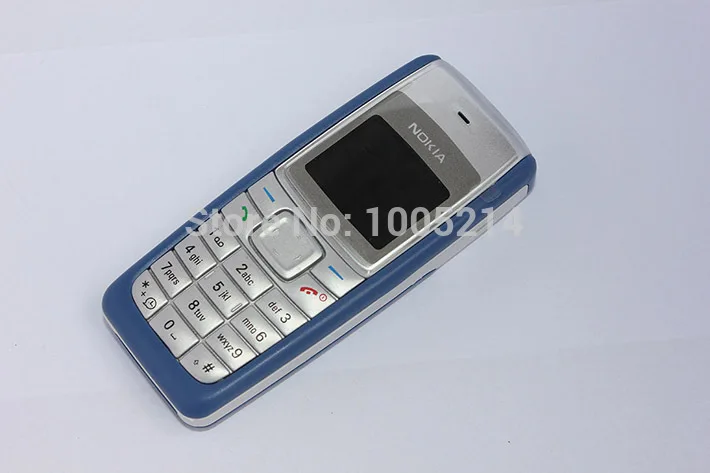 1112 разблокированный Nokia 1112 700 мАч 2G GSM Восстановленный сенсорный телефон один год гарантии Восстановленный - Цвет: Синий