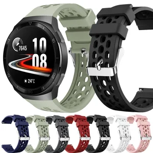 Силиконовый спортивный браслет для Huawei Watch gt 2e, Оригинальный Стильный ремешок для смарт-часов huawei GT2e, 22 мм