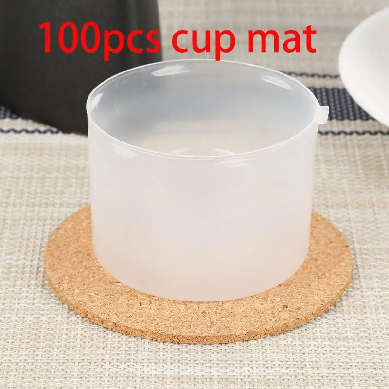 Термостойкая подставка для кружки из натуральной пробки 100 шт. коврик кофейного
