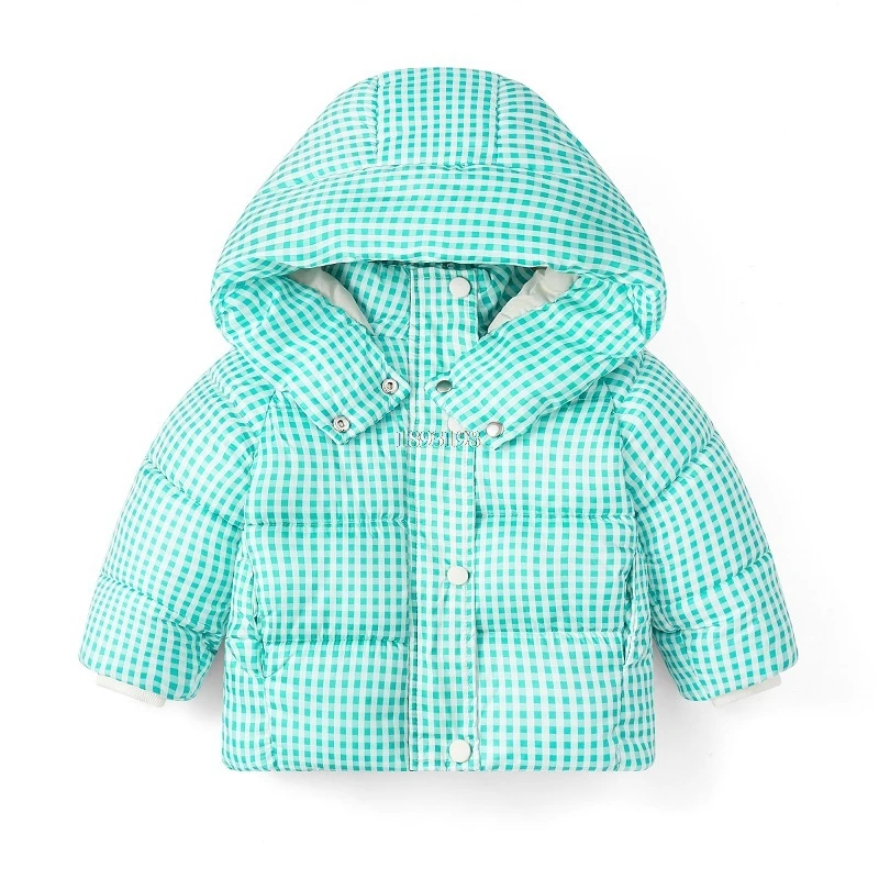 Дешёвая Детская куртка на хлопковом наполнителе с капюшоном |