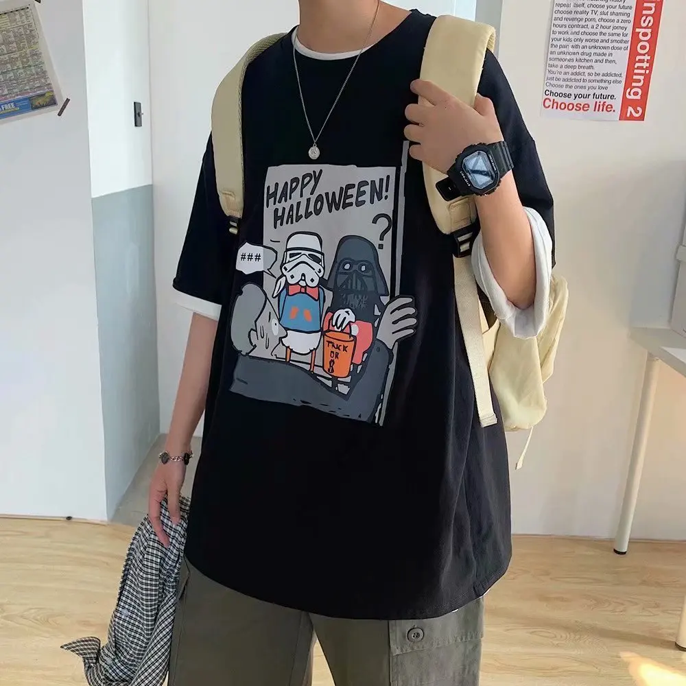 

Graphic T Shirts Harajuku Shirts High Street O-Neck T-shirt Japan Style Kawaii Clothing Summer Casual Loose Short Sleeve Top