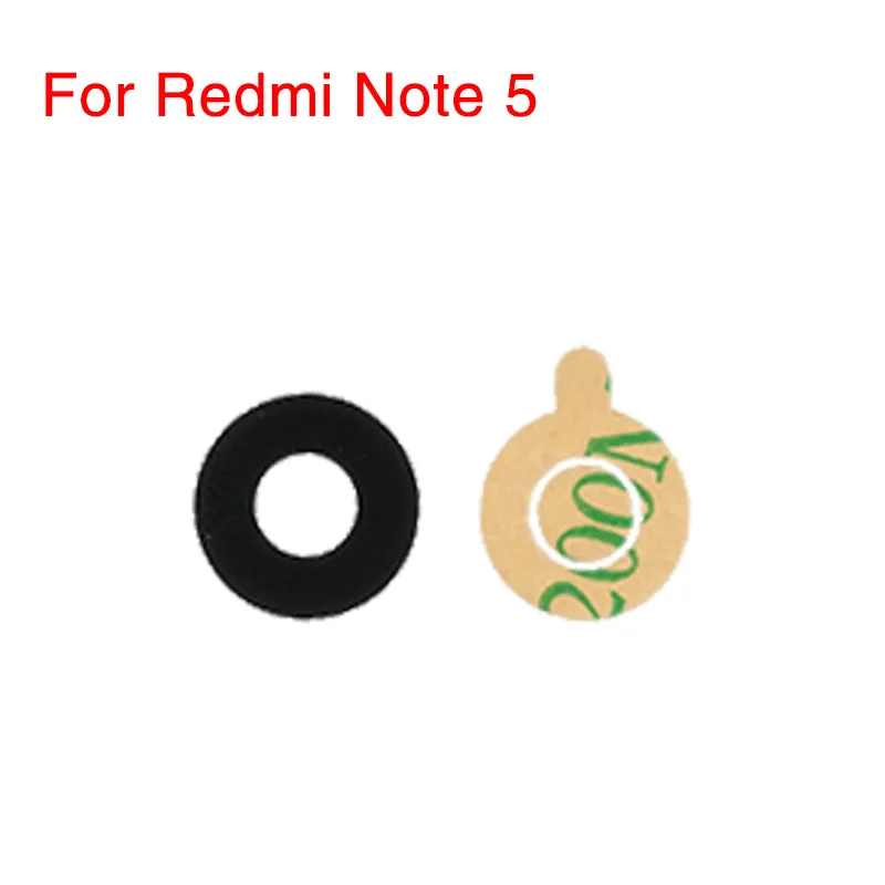 1 шт. для Xiaomi Redmi 5 Plus 6 Pro Note 2 3 4 5 Задняя крышка объектива камеры стеклянная крышка с клейкой наклейкой