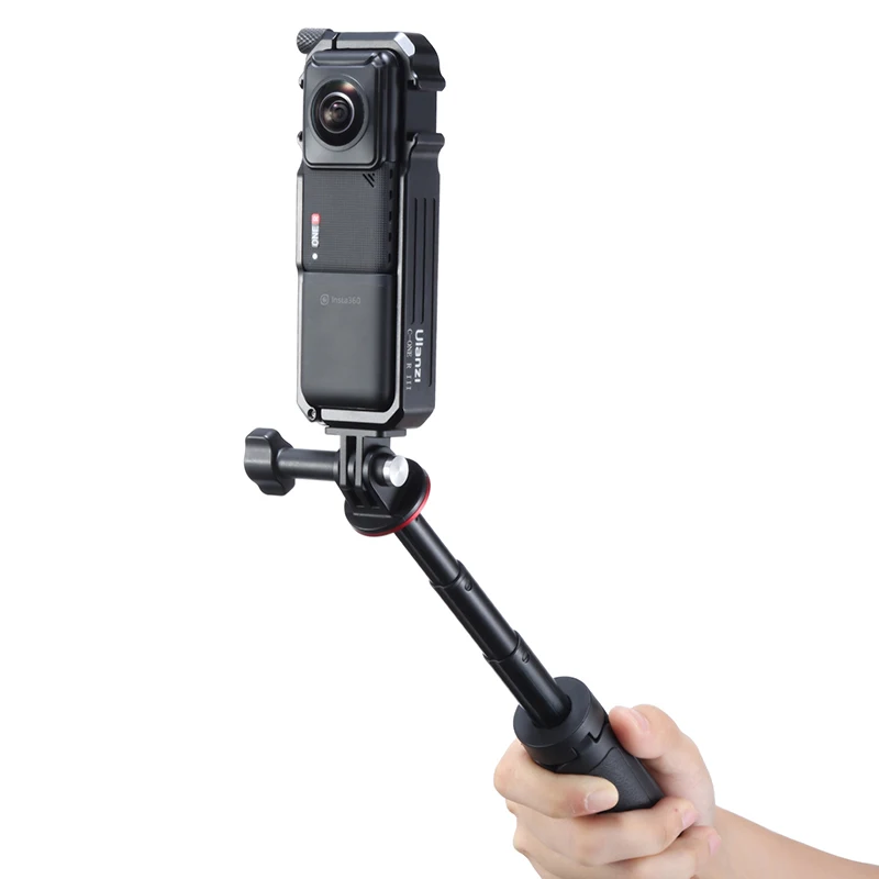 Металлическая Вертикальная клетка для съемки Ulanzi Insta360 ONE R с двойным креплением