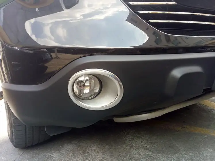 1 пара (2 шт.) Хромированная передняя противотуманная задняя крышка отделка для Honda