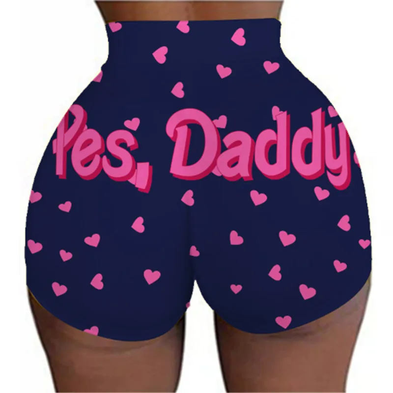 Женские пикантные облегающие спортивные шорты для бега с высокой талией женские