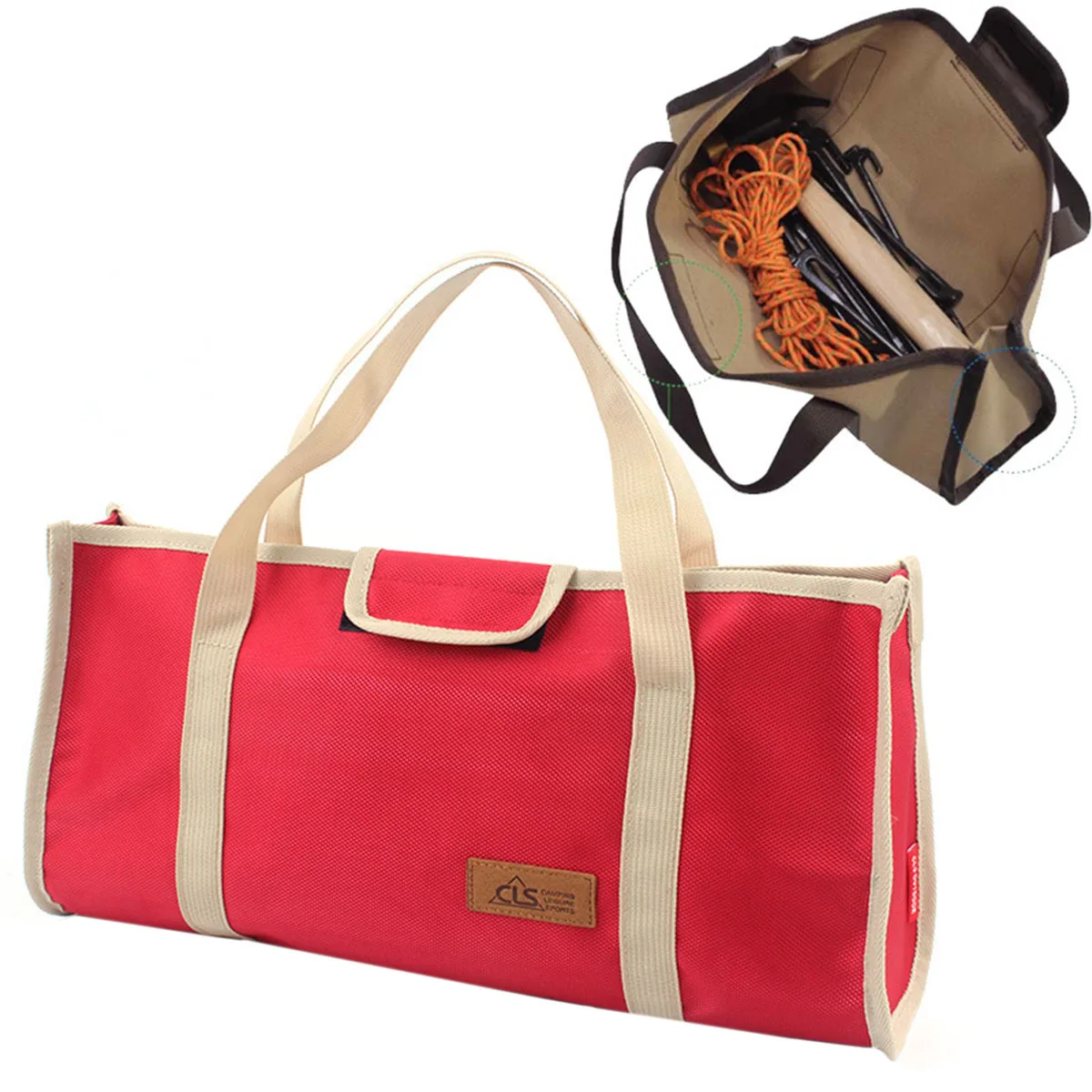 

Fashion Unisex Camping Tool Organizer Bags Site Nail Hammer Portable Storage Handbag for Picnic Outdoor Activities and Sports