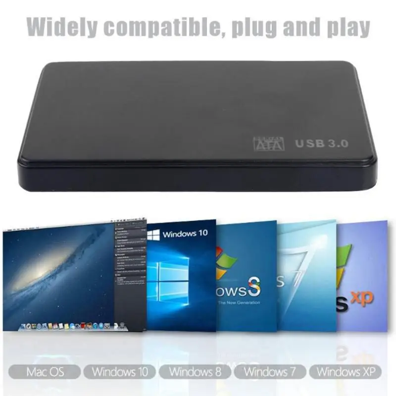 Корпус внешнего жесткого диска SATA USB 2 5 Гбит/с 3 0 дюйма|Жёсткие диски и боксы для HDD|