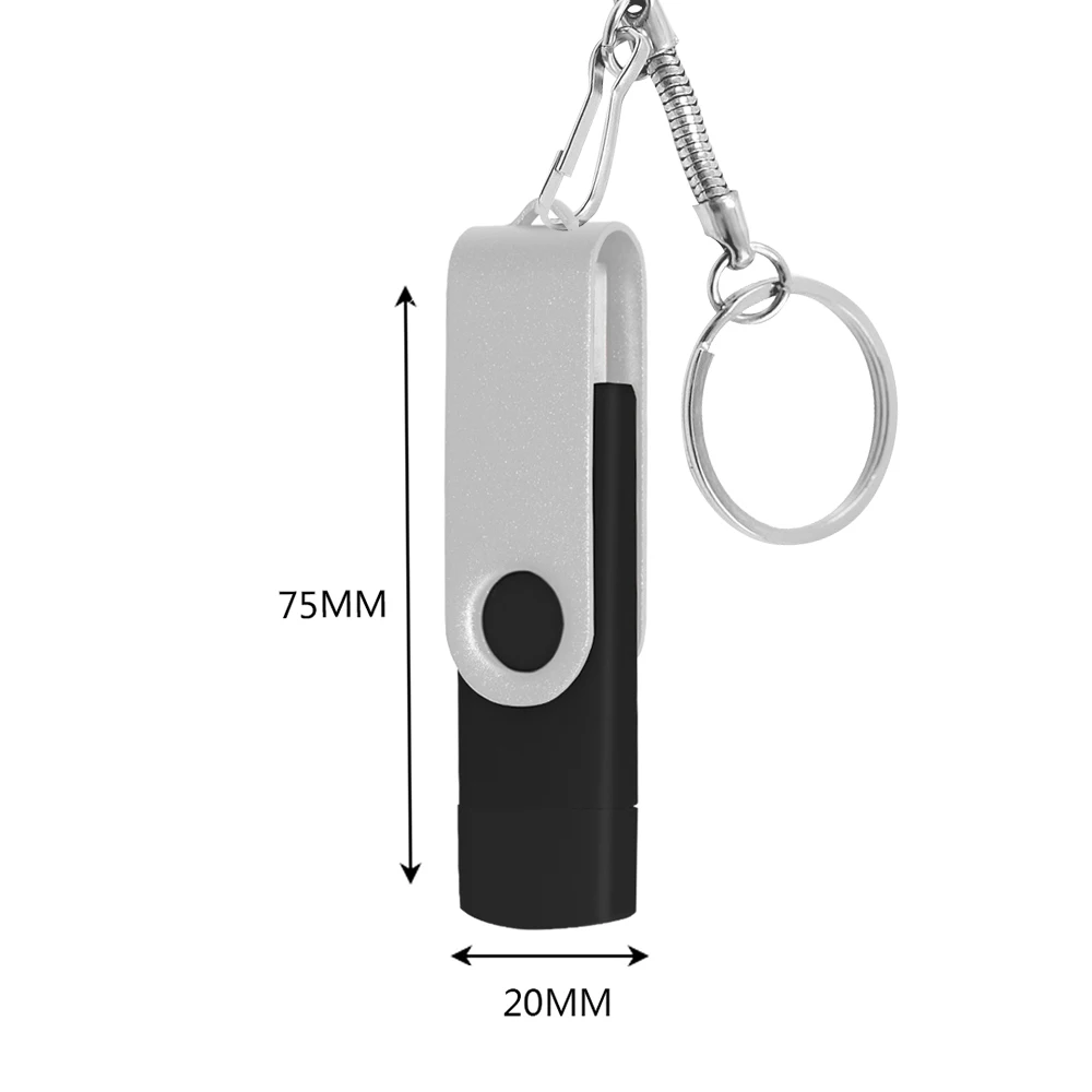 

USB2.0 OTG USB flash drive 2 in 1 Smart Phone Tablet PC 4GB 8GB 16GB 32GB 64GB Pendrives OTG Real Capacity Usb stick custom logo
