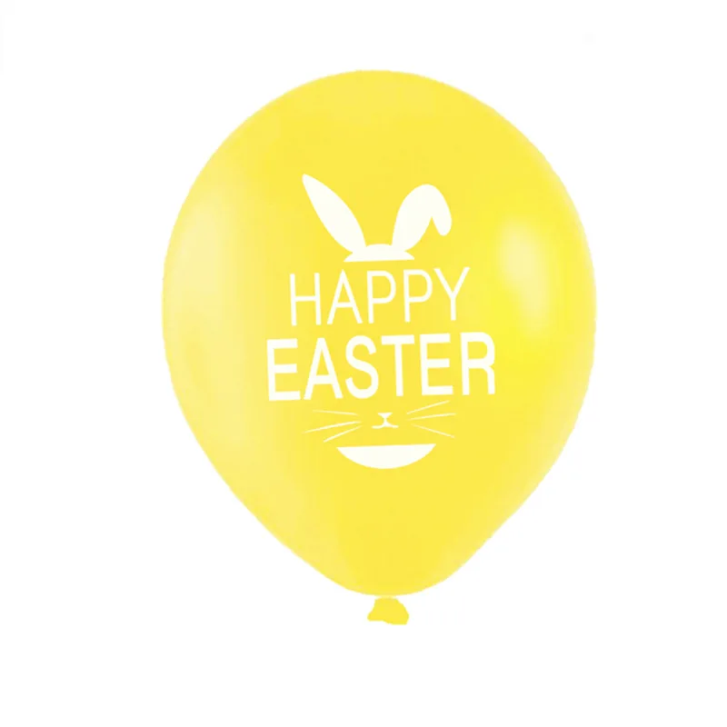

12inch Happy Easter Bunny Latex Balloons Decoration Wedding Ballons Anniversaire Kids Adults Birthday Gifts Party Supplies