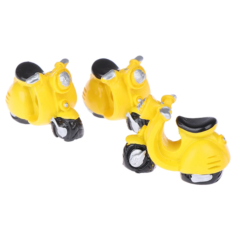 1:12 миниатюрный милый мотоциклетный кукольный домик украшение для дома и