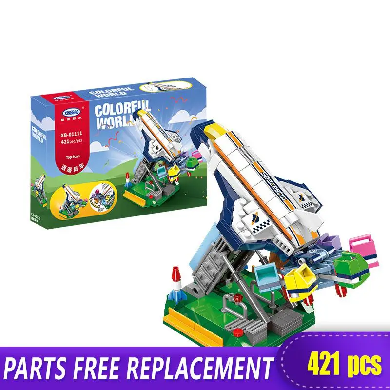 Топ сканирование строительные блоки для 421 шт дети парк развлечений adulthdoodbrick Block