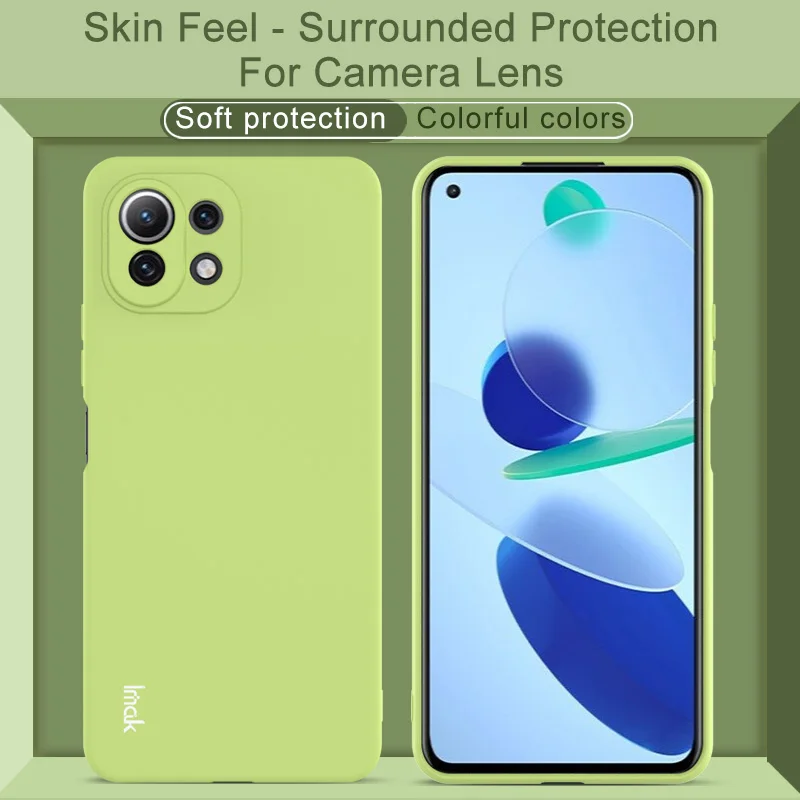 

for Xiaomi Mi 11 Lite Case Cover IMAK UC-2 Frosting Flexible Thin and light Soft TPU Back Cover Case for Xiaomi 11 Lite 5G NE