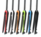 Вилка для горного велосипеда из углеродного волокна, подходит для 2627,529 дюймов, детали для горного велосипеда, 28,6 мм, велосипедная жесткая вилка