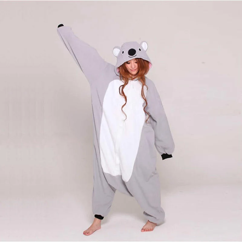 Уютный комбинезон Koala для взрослых пижамы кигуруми в виде животных мультяшная