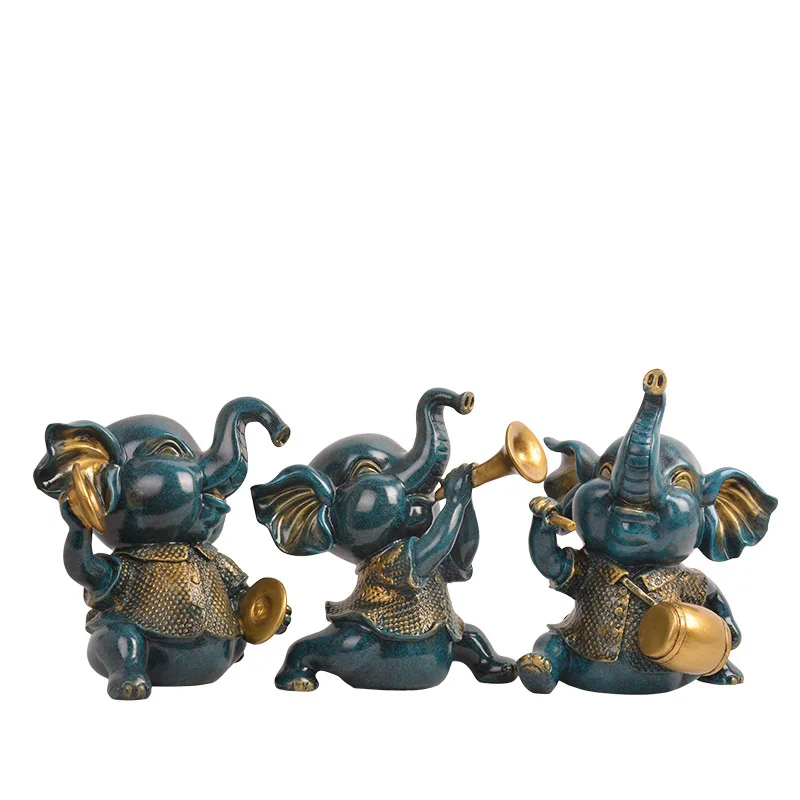 Креативные украшения в европейском стиле со слоном ТВ Шкафы для крыльца изделия