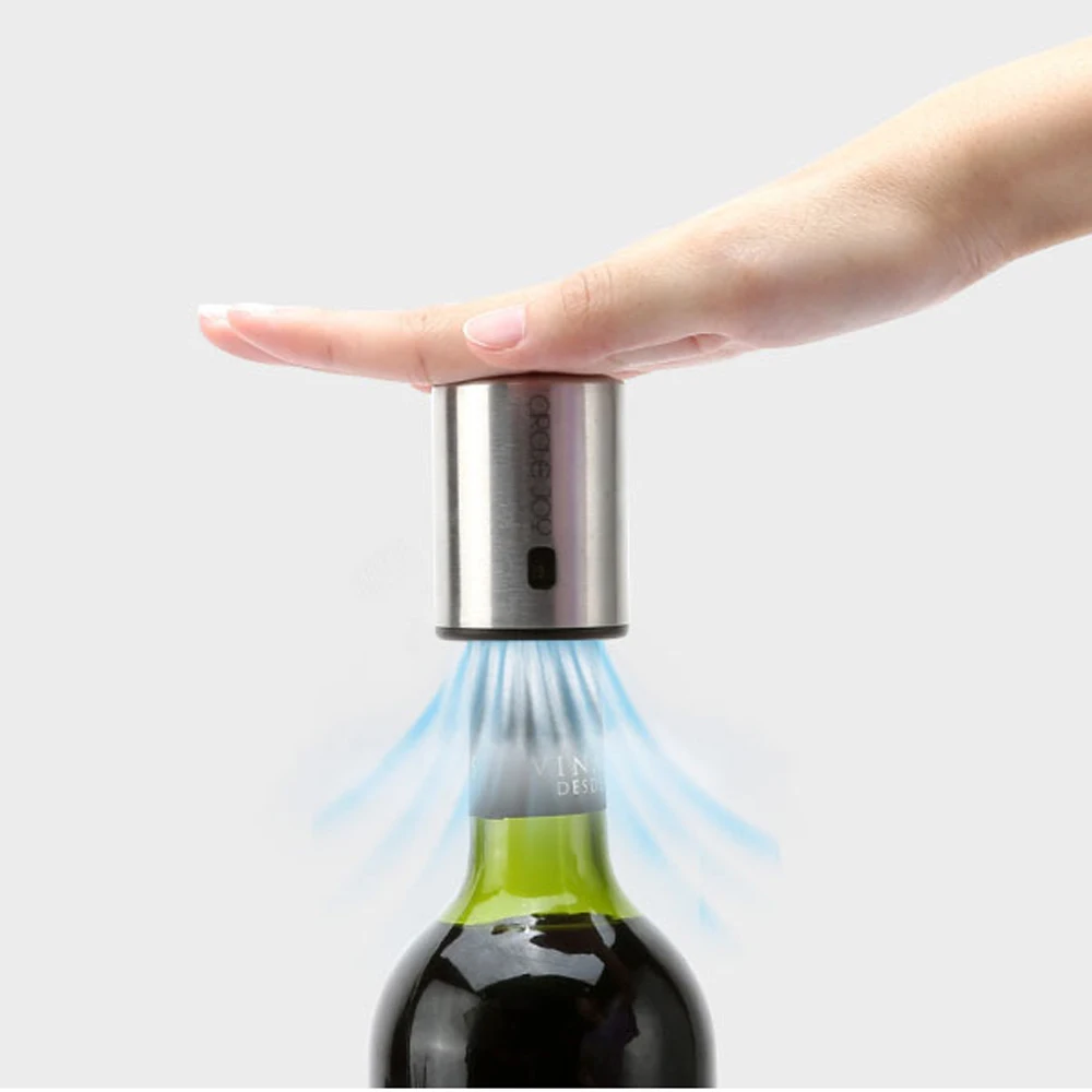 Xiaomi Automatic Wine Bottle Opener Electric Corkscrew Fast Decanter Round Stainless Steel Mini Plug Red Stopper optional | Электроника