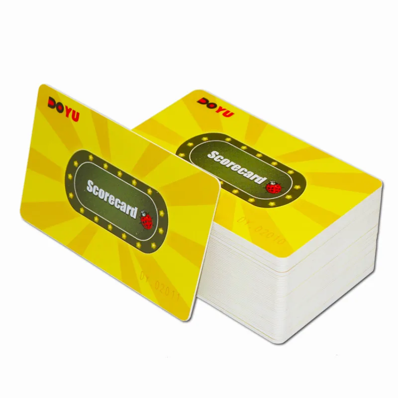 

50Pcs/set High-grade PVC Poker Chips Matte Chess Room Card Frosted Anti-counterfeiting Laser Code 85mm*55mm*0.76mm