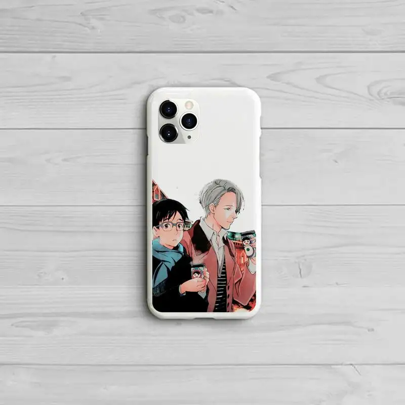 

yuri on ice anime cute Phone Case Candy Color for iPhone 11 12 pro XS MAX 8 7 6 6S Plus X 5S SE 2020 XR