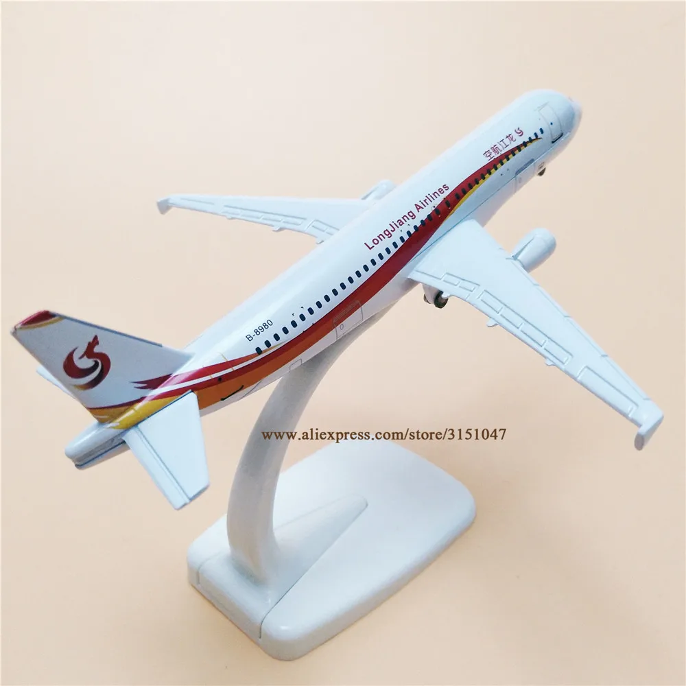 16 см Air China LongJiang A320 аэробус 320 авиакомпании металлический сплав литые модели