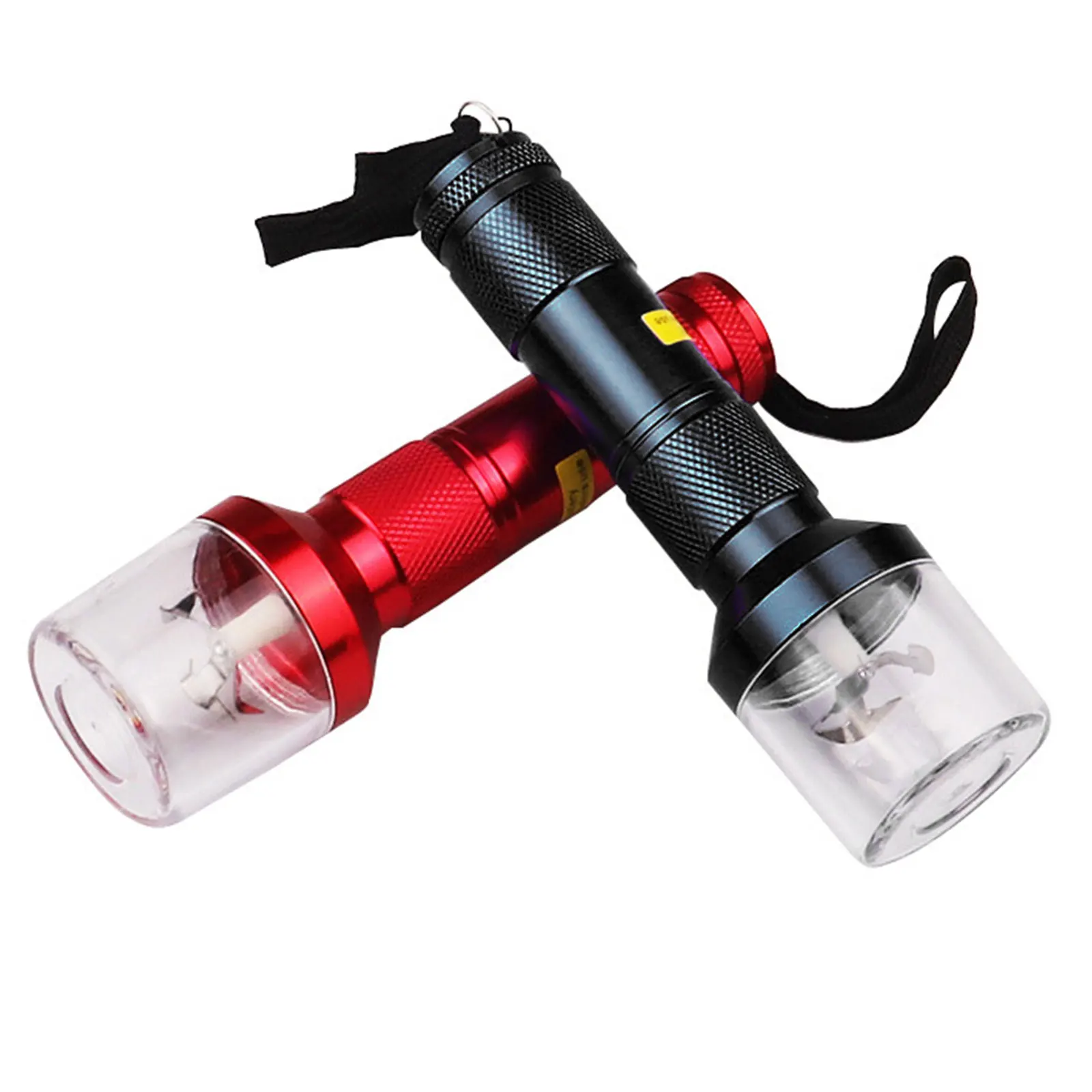 

Electric Torch Shape Grinder Crusher Herb Tobacco Smoke Spice Crushing Tool Aluminum Alloy Electric Grinder Mill without Battery