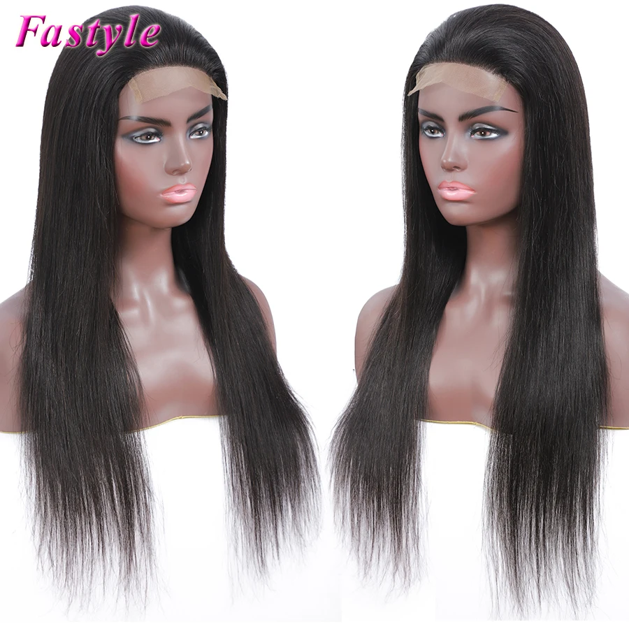 

Fastyle Straight Lace Closure Wig with 4X4 Closure Brazilian Human Hair Wigs For Black Women Cheap Price and Super Natural