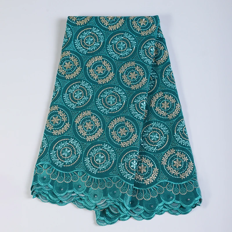 Нигерийская африканская гипюровая кружевная ткань высокого качества вуаль из