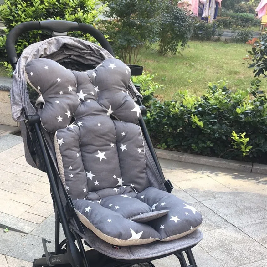 gray star Матрас в коляску Детские Аксессуары для колясок подушки сиденья автомобиля 35*78 см хлопок наматрасник ковра коврик коляске коляска Kinderwagen Pad матрас в коляску коврик в коляску - Цвет: gray star