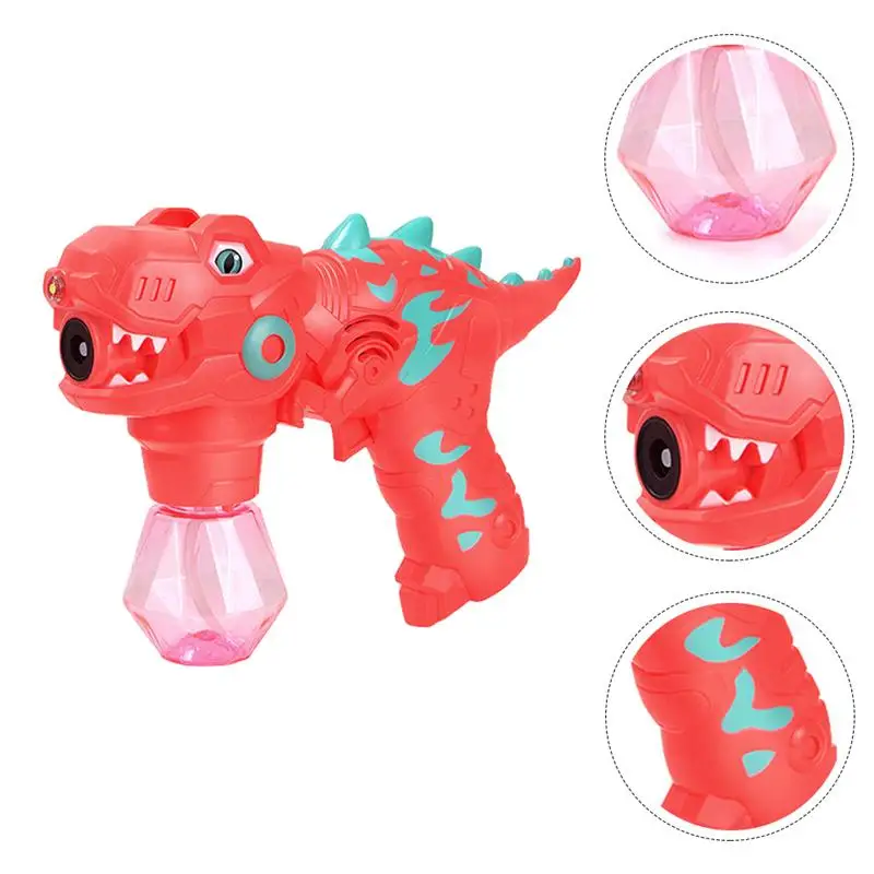 

1 Set Dinosaur Bubble Blower Bubble Machine Kid Beach Toy without Battery